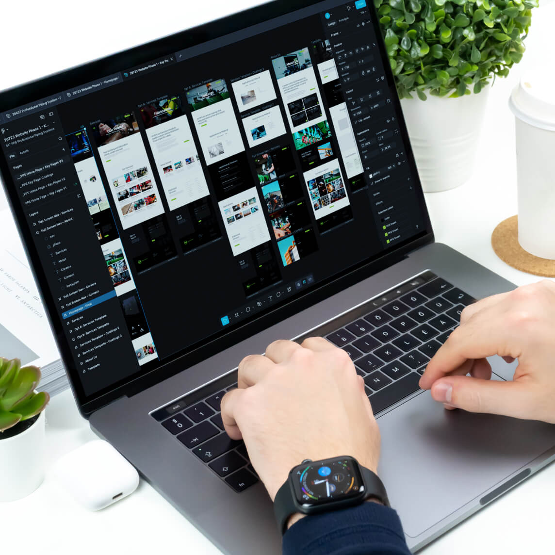 Key Page Design Development
